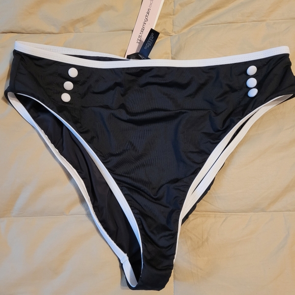 AQUA women's black bathingsuit bottom size: XL - Picture 14 of 15